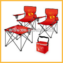 folding beach camping table and chairs with cooler sets